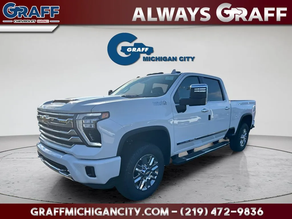 White 2026 Chevrolet Silverado 2500 HD High Country for sale in Michigan City, IN