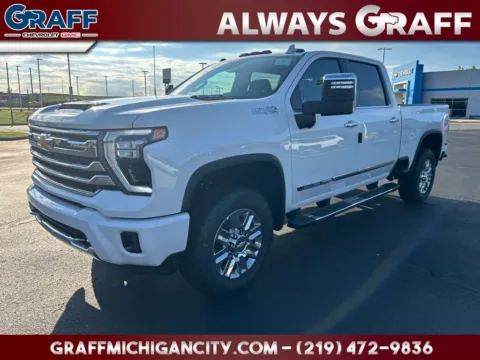 White 2026 Chevrolet Silverado 2500HD High Country for sale in Michigan City, IN