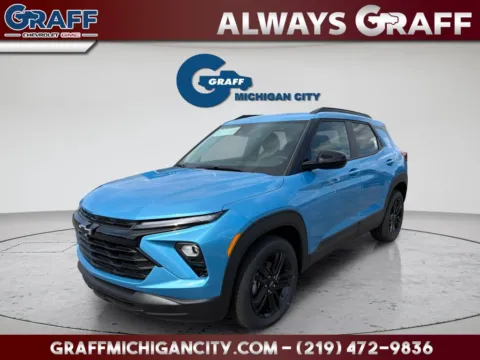 Blue 2026 Chevrolet TrailBlazer LT for sale in Michigan City, IN