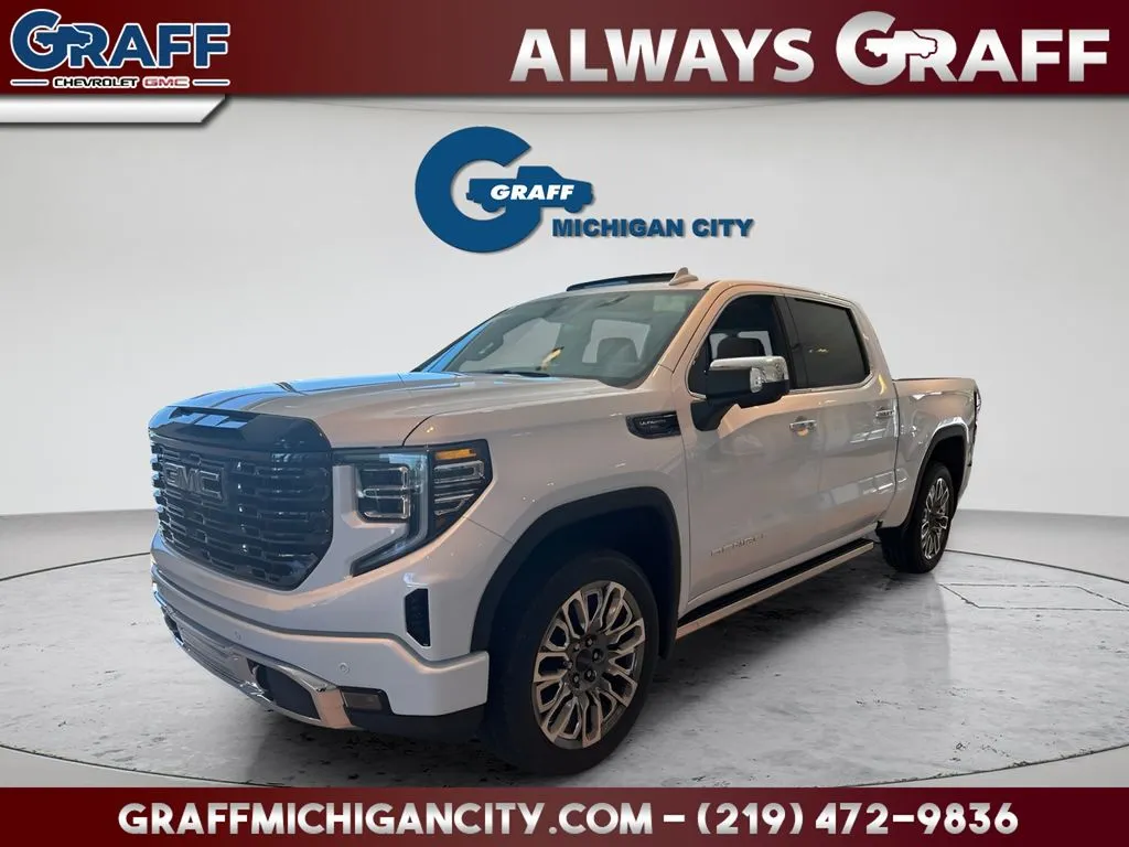 White 2026 GMC Sierra 1500 Denali Ultimate for sale in Michigan City, IN