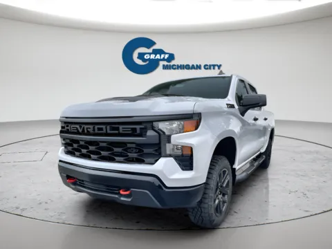 Photos of 2026 Chevrolet Silverado 1500 Custom Trail Boss for sale in Michigan City, IN at Graff Chevrolet GMC of Michigan City