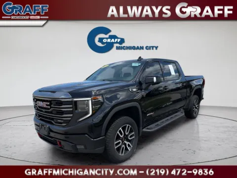 Black 2023 GMC Sierra 1500 AT4 for sale in Michigan City, IN