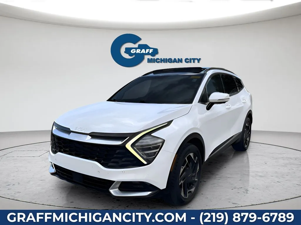 White 2023 Kia Sportage SX-Prestige for sale in Michigan City, IN