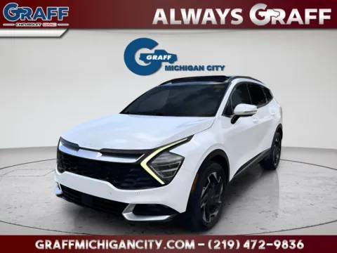 White 2023 Kia Sportage SX-Prestige for sale in Michigan City, IN