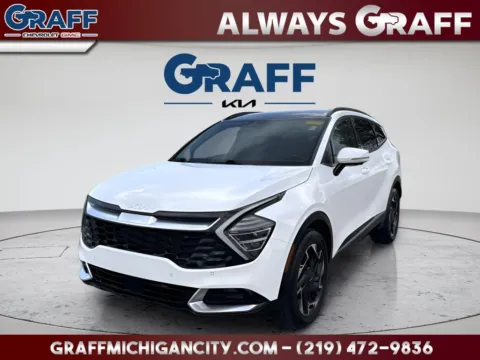 White 2023 Kia Sportage SX-Prestige for sale in Michigan City, IN
