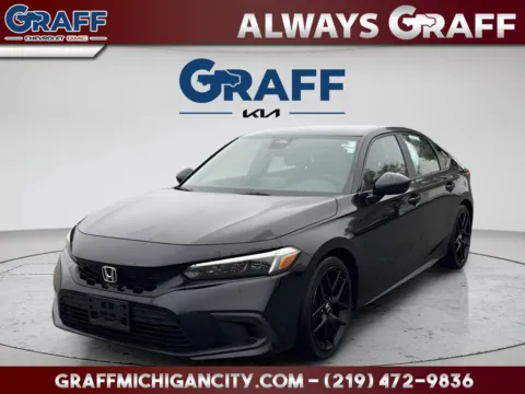 Black 2024 Honda Civic Sport for sale in Michigan City, IN