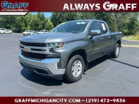 Gray 2020 Chevrolet Silverado 1500 LT for sale in Michigan City, IN
