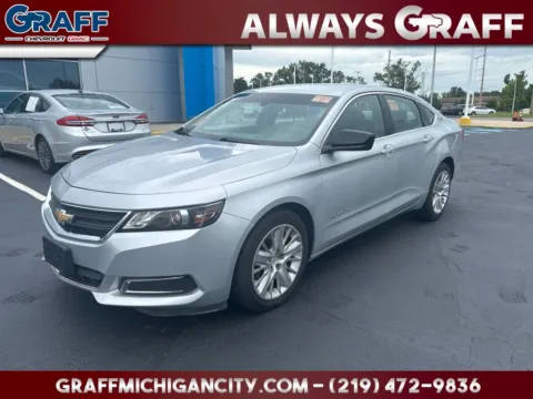 Silver 2017 Chevrolet Impala LS for sale in Michigan City, IN