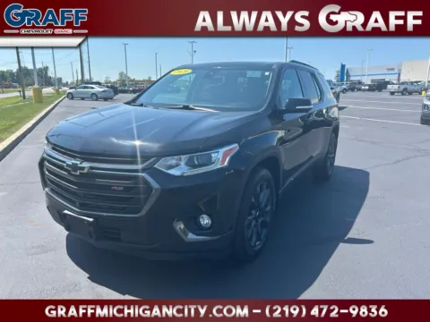 Black 2020 Chevrolet Traverse RS for sale in Michigan City, IN