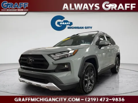 Gray 2023 Toyota RAV4 Adventure for sale in Michigan City, IN