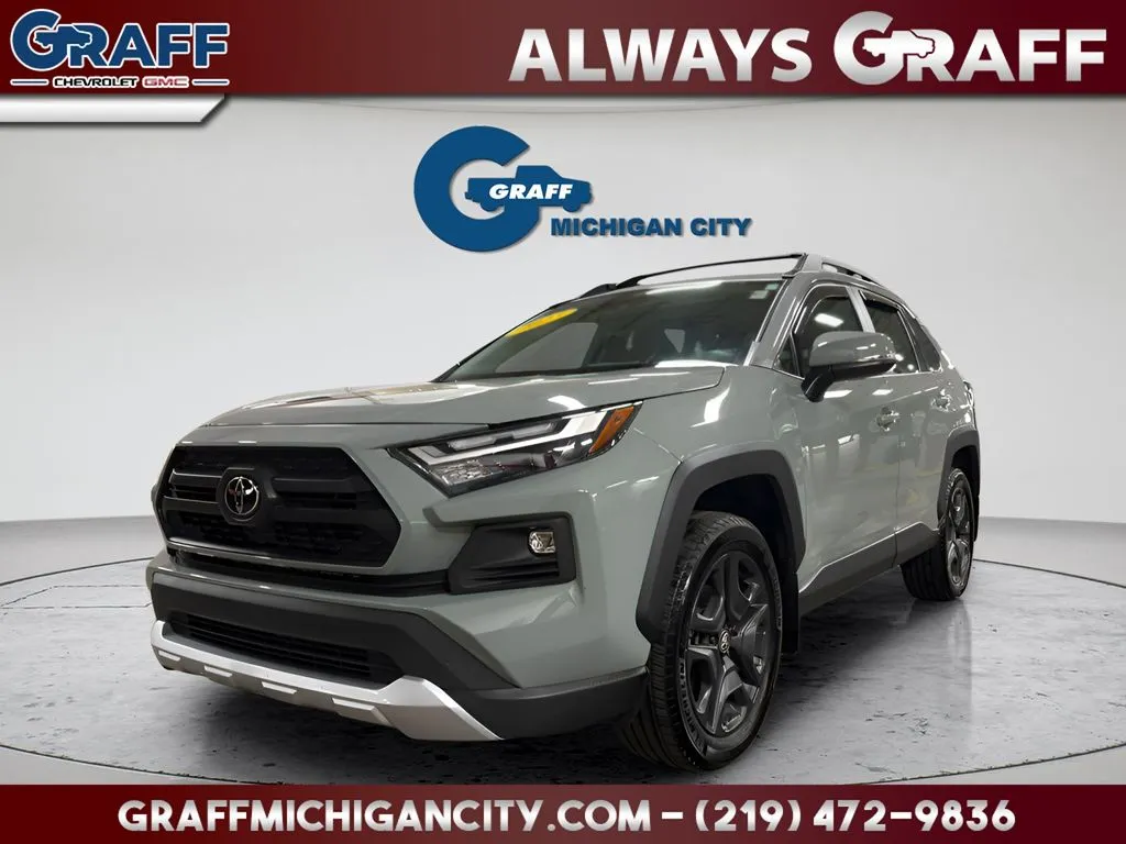 Gray 2023 Toyota RAV4 Adventure for sale in Michigan City, IN