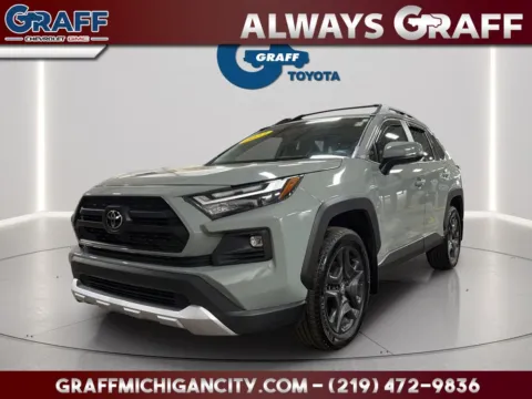 Gray 2023 Toyota RAV4 Adventure for sale in Michigan City, IN