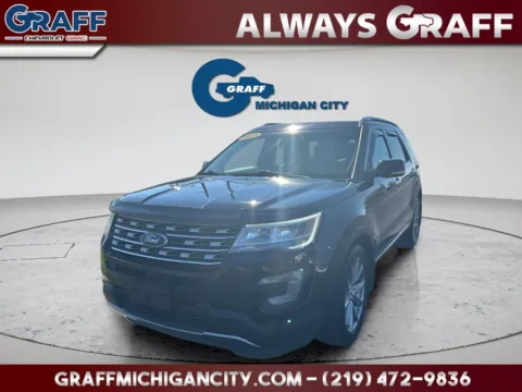 Black 2017 Ford Explorer Limited for sale in Michigan City, IN