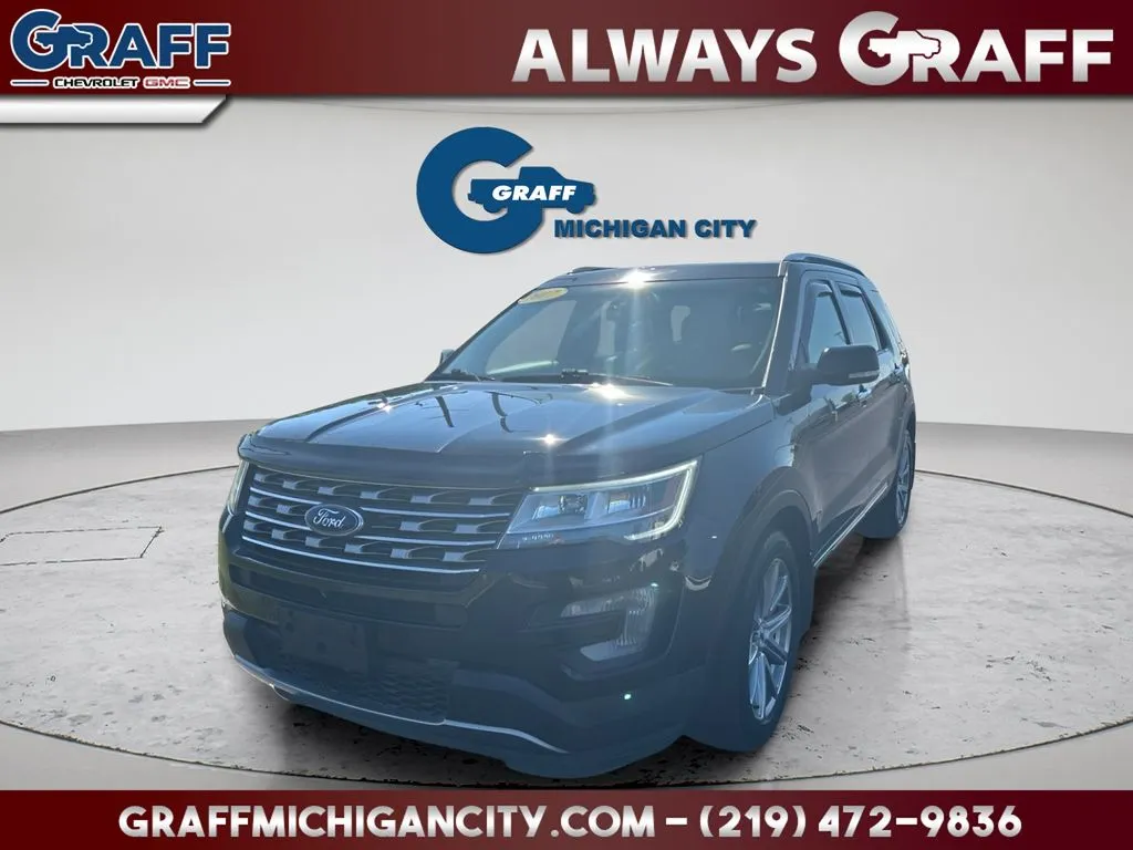 Black 2017 Ford Explorer Limited for sale in Michigan City, IN