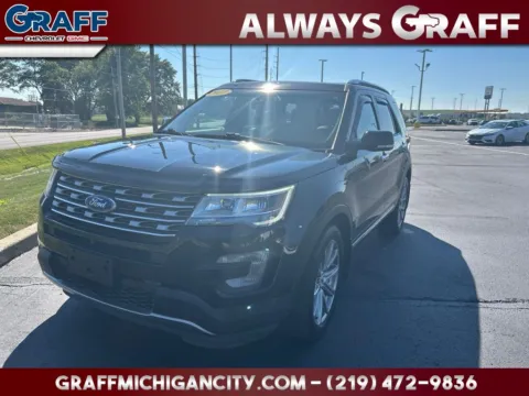 Black 2017 Ford Explorer Limited for sale in Michigan City, IN