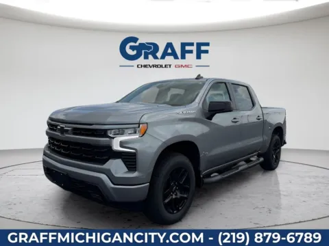 Gray 2026 Chevrolet Silverado 1500 RST for sale in Michigan City, IN