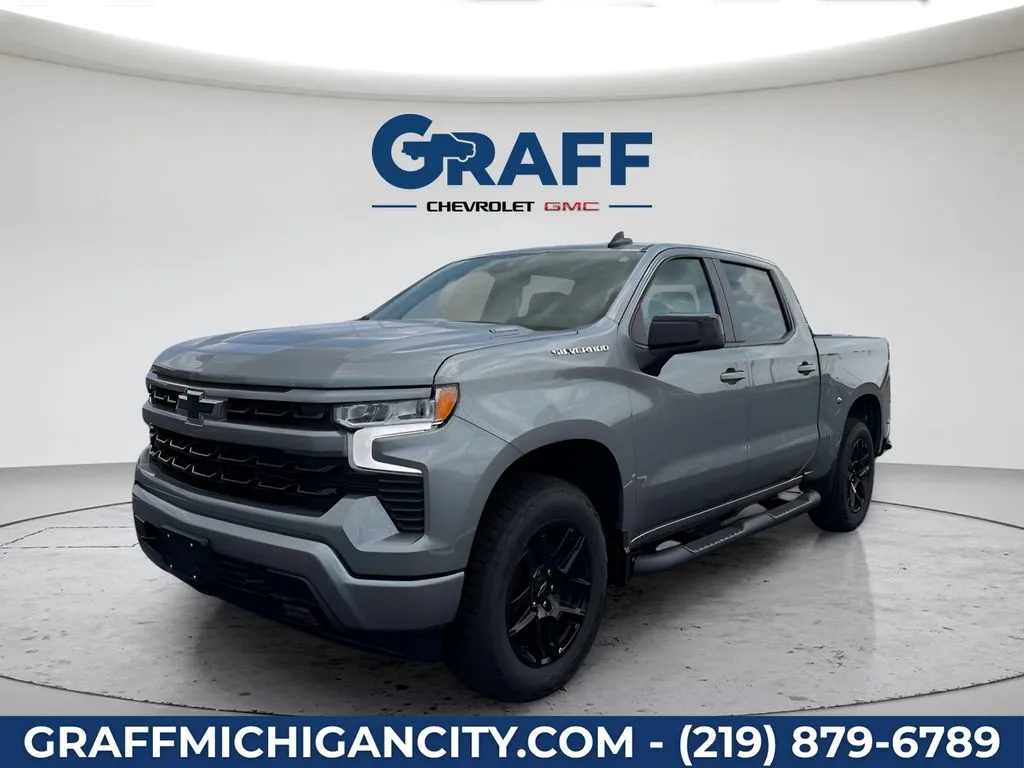 Gray 2026 Chevrolet Silverado 1500 RST for sale in Michigan City, IN