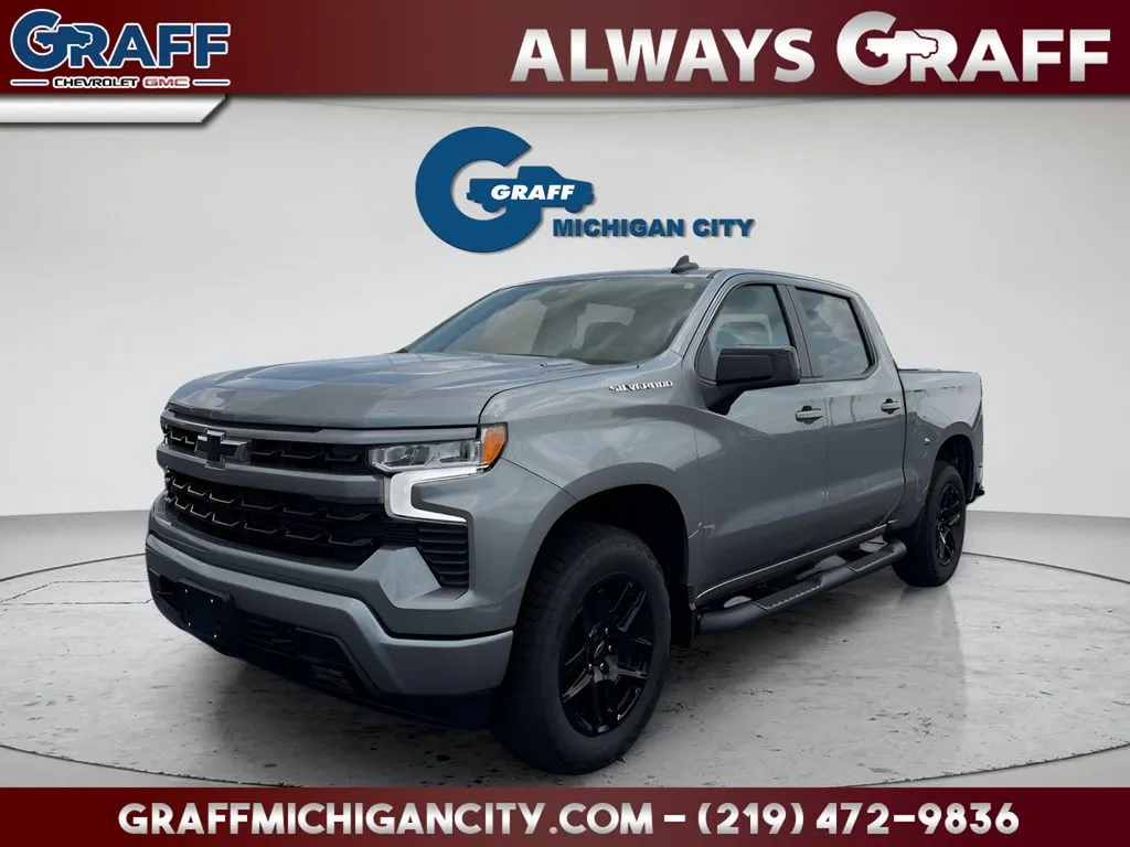 Gray 2026 Chevrolet Silverado 1500 RST for sale in Michigan City, IN