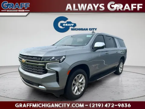 Gray 2024 Chevrolet Suburban Premier for sale in Michigan City, IN