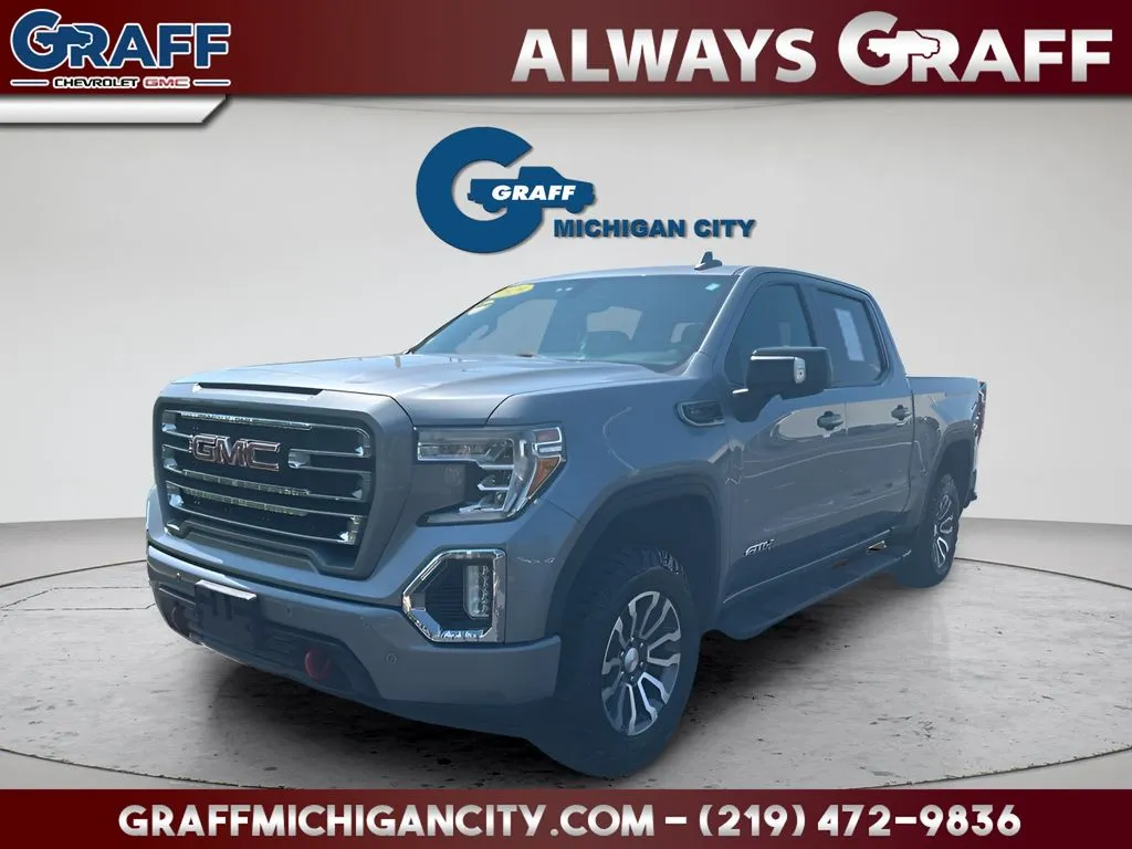 Silver 2020 GMC Sierra 1500 AT4 for sale in Michigan City, IN