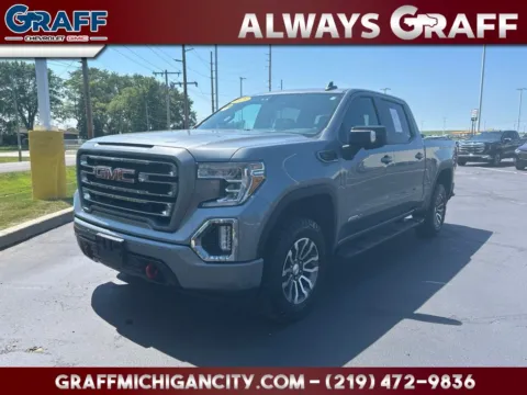 Silver 2020 GMC Sierra 1500 AT4 for sale in Michigan City, IN