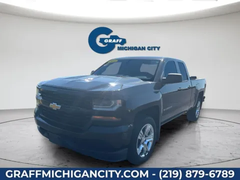 Black 2016 Chevrolet Silverado 1500 Custom for sale in Michigan City, IN
