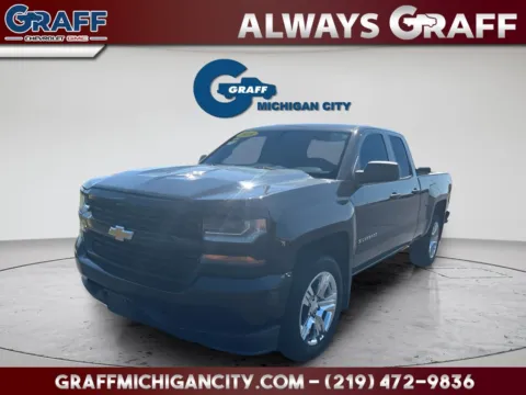 Black 2016 Chevrolet Silverado 1500 Custom for sale in Michigan City, IN