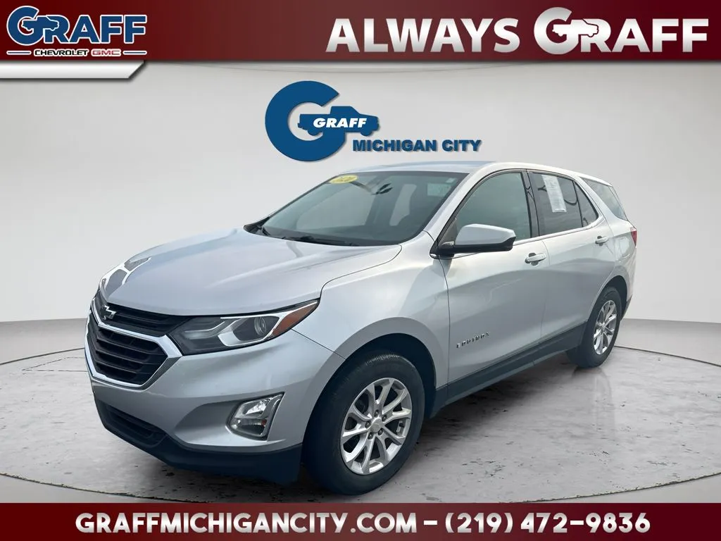 Silver 2020 Chevrolet Equinox LT for sale in Michigan City, IN