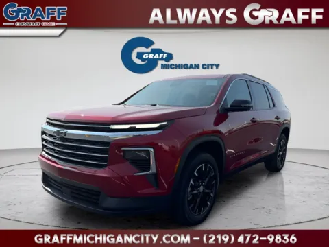 Red 2026 Chevrolet Traverse LT for sale in Michigan City, IN