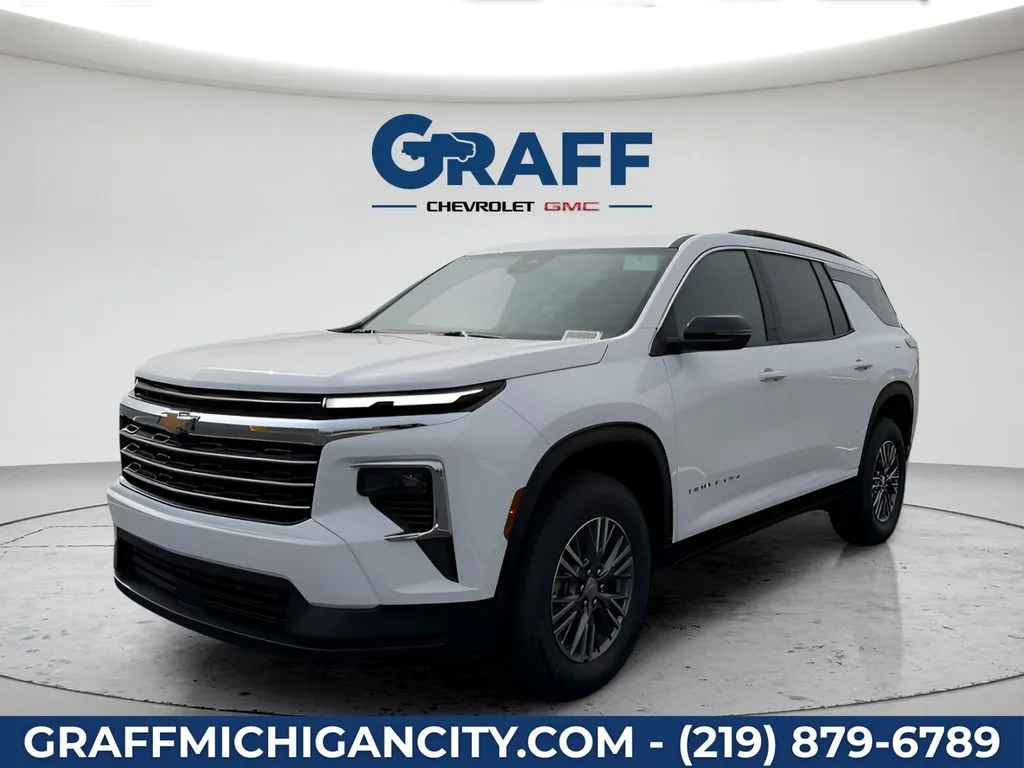 White 2026 Chevrolet Traverse LT for sale in Michigan City, IN