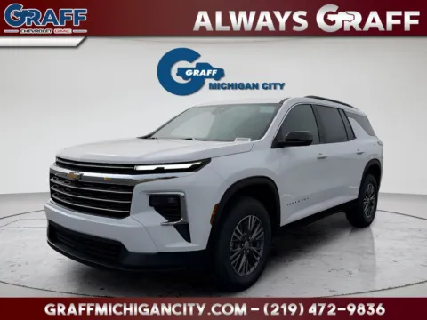 White 2026 Chevrolet Traverse LT for sale in Michigan City, IN