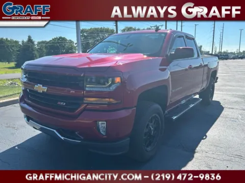 Red 2018 Chevrolet Silverado 1500 LT for sale in Michigan City, IN