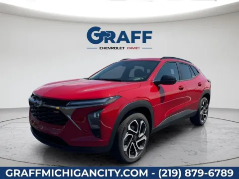 Red 2026 Chevrolet Trax 2RS for sale in Michigan City, IN