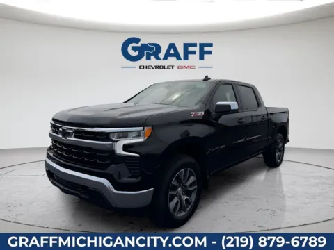 Black 2026 Chevrolet Silverado 1500 LT for sale in Michigan City, IN