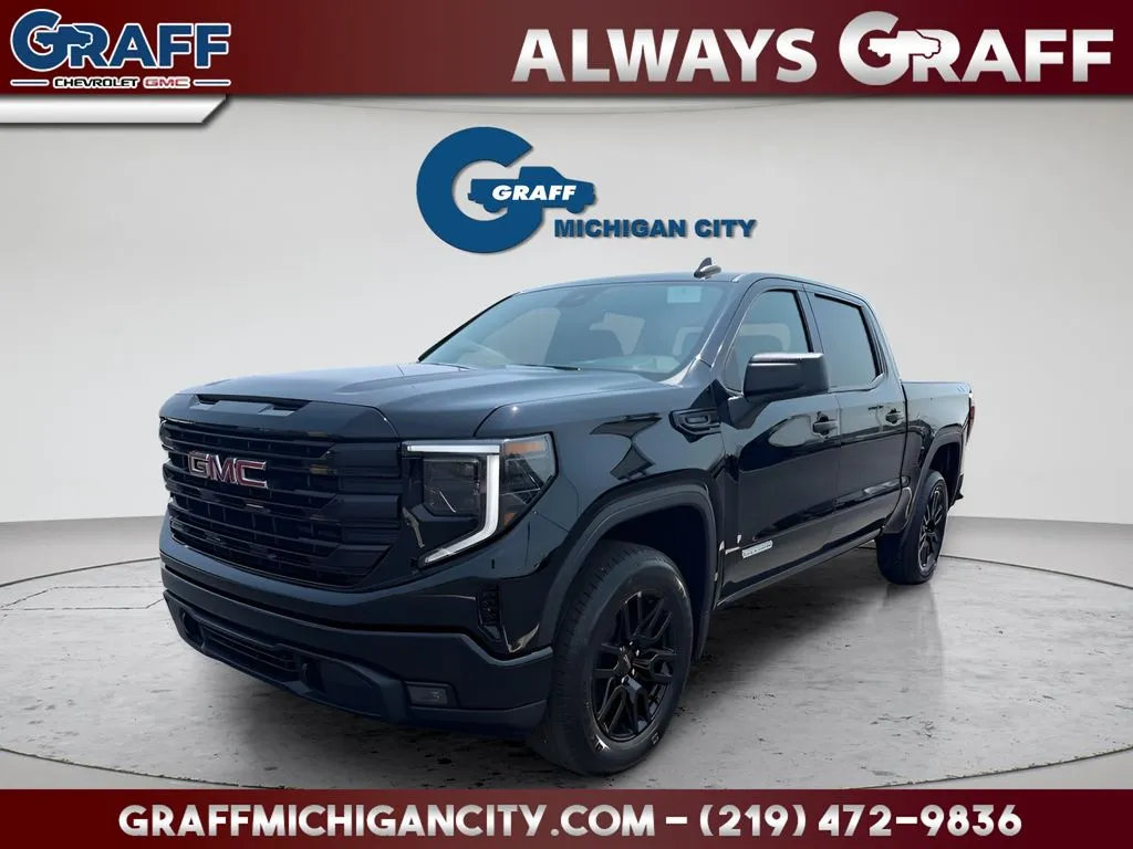 Black 2026 GMC Sierra 1500 Elevation for sale in Michigan City, IN