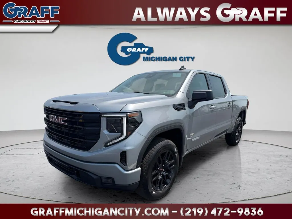 Gray 2026 GMC Sierra 1500 Elevation for sale in Michigan City, IN