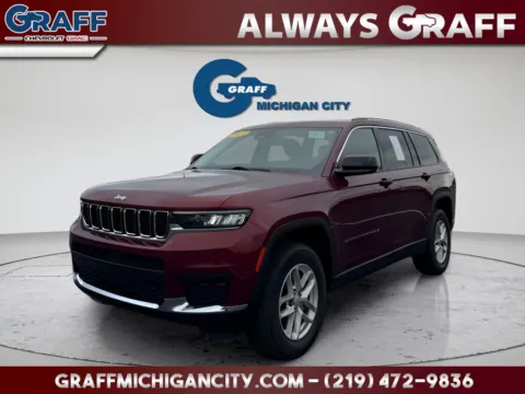 Red 2023 Jeep Grand Cherokee L Laredo for sale in Michigan City, IN
