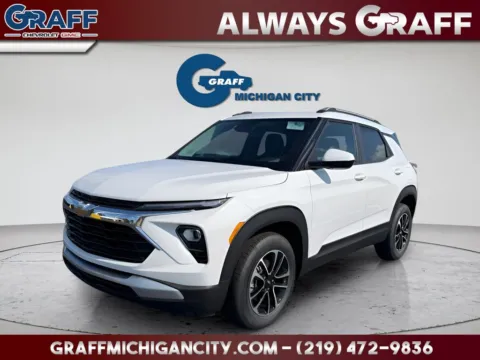 White 2026 Chevrolet TrailBlazer LT for sale in Michigan City, IN