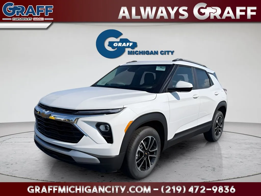 White 2026 Chevrolet TrailBlazer LT for sale in Michigan City, IN