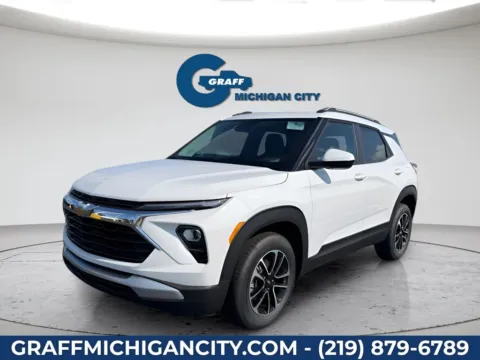 White 2026 Chevrolet TrailBlazer LT for sale in Michigan City, IN