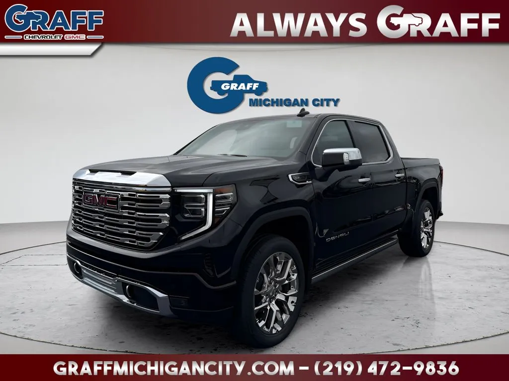 Black 2026 GMC Sierra 1500 Denali for sale in Michigan City, IN