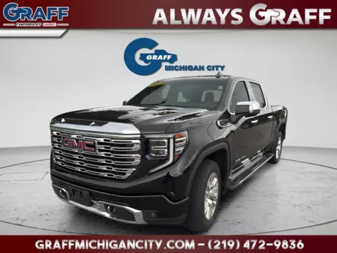 Black 2023 GMC Sierra 1500 Denali for sale in Michigan City, IN