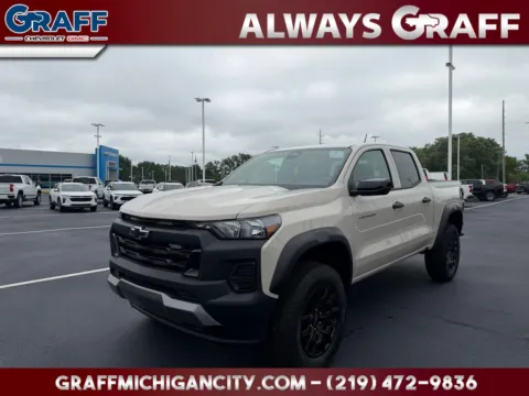 White 2026 Chevrolet Colorado Trail Boss for sale in Michigan City, IN