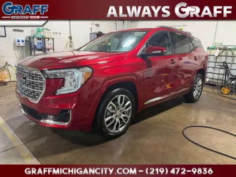 Red 2023 GMC Terrain Denali for sale in Michigan City, IN
