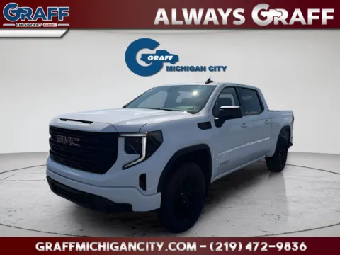 White 2026 GMC Sierra 1500 Elevation for sale in Michigan City, IN