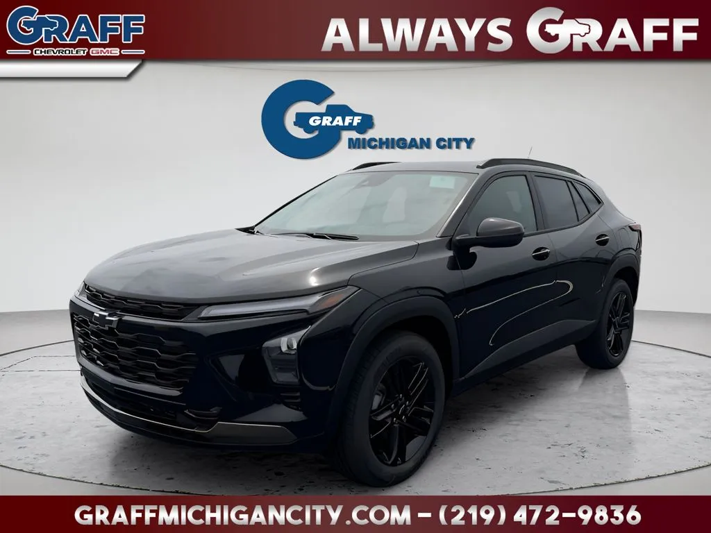Black 2026 Chevrolet Trax ACTIV for sale in Michigan City, IN