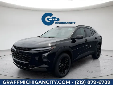 Black 2026 Chevrolet Trax ACTIV for sale in Michigan City, IN