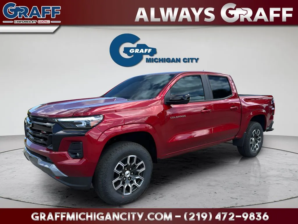 Red 2026 Chevrolet Colorado Z71 for sale in Michigan City, IN
