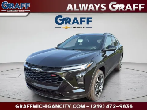 Black 2026 Chevrolet Trax 2RS for sale in Michigan City, IN