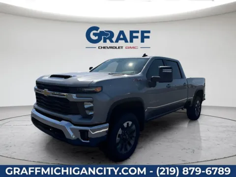 Gray 2026 Chevrolet Silverado 2500 HD LT for sale in Michigan City, IN